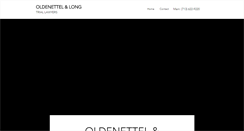 Desktop Screenshot of oldenettellaw.com